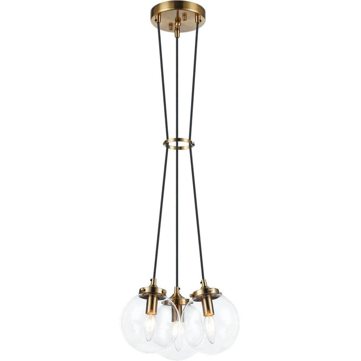 Matteo Lighting - The Bougie Chandelier - C63003AGCL | Montreal Lighting & Hardware