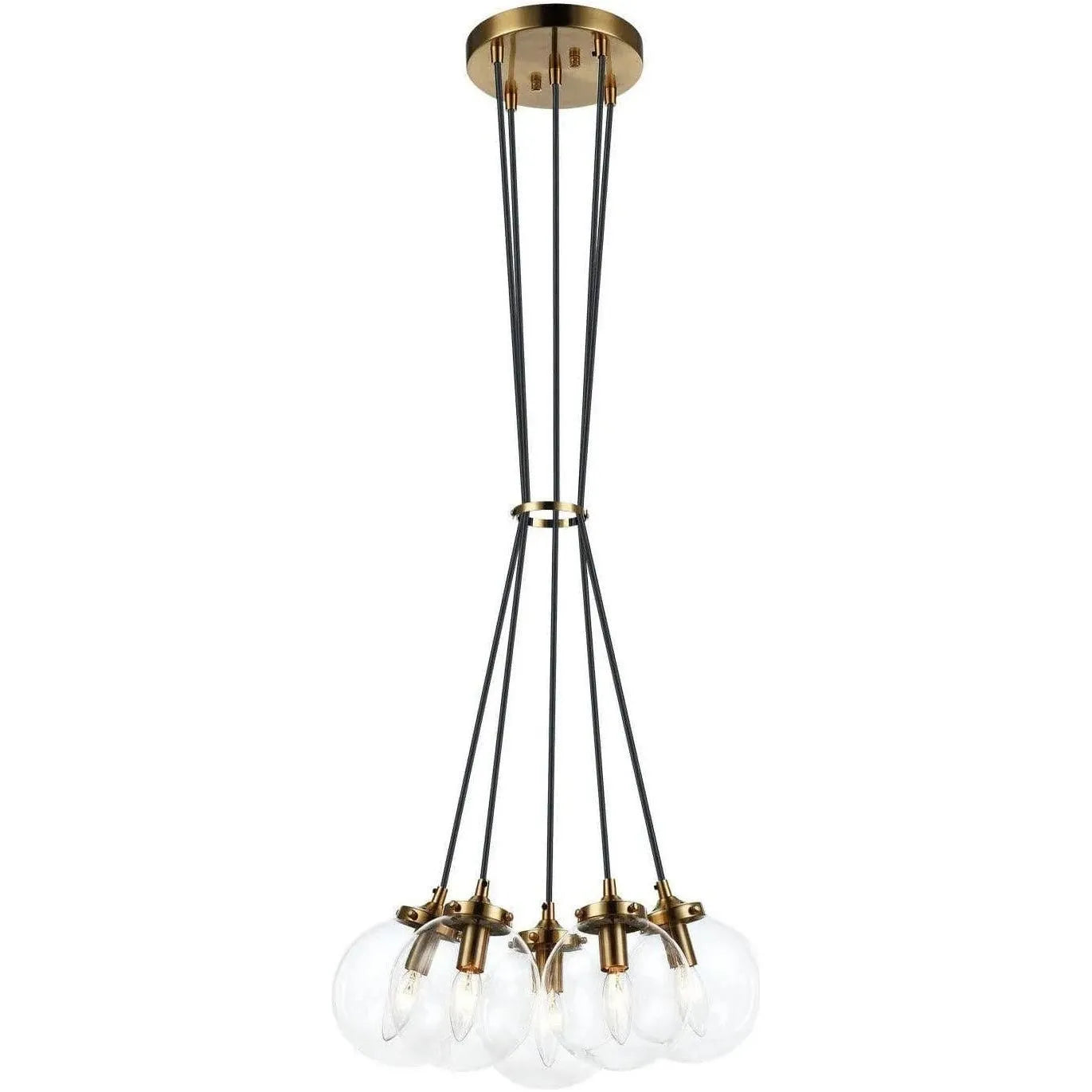 Matteo Lighting - The Bougie Chandelier - C63005AGCL | Montreal Lighting & Hardware