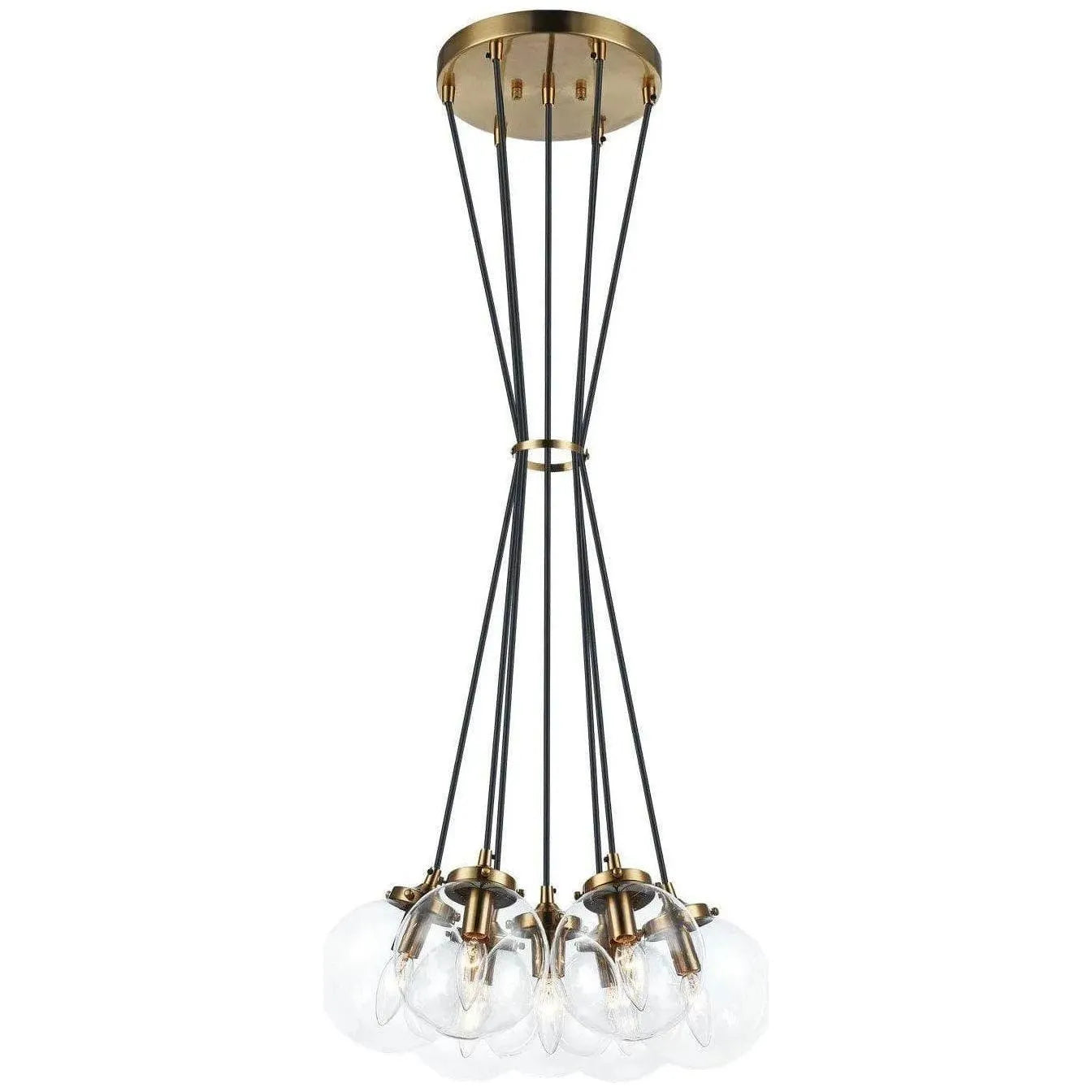 Matteo Lighting - The Bougie Chandelier - C63007AGCL | Montreal Lighting & Hardware