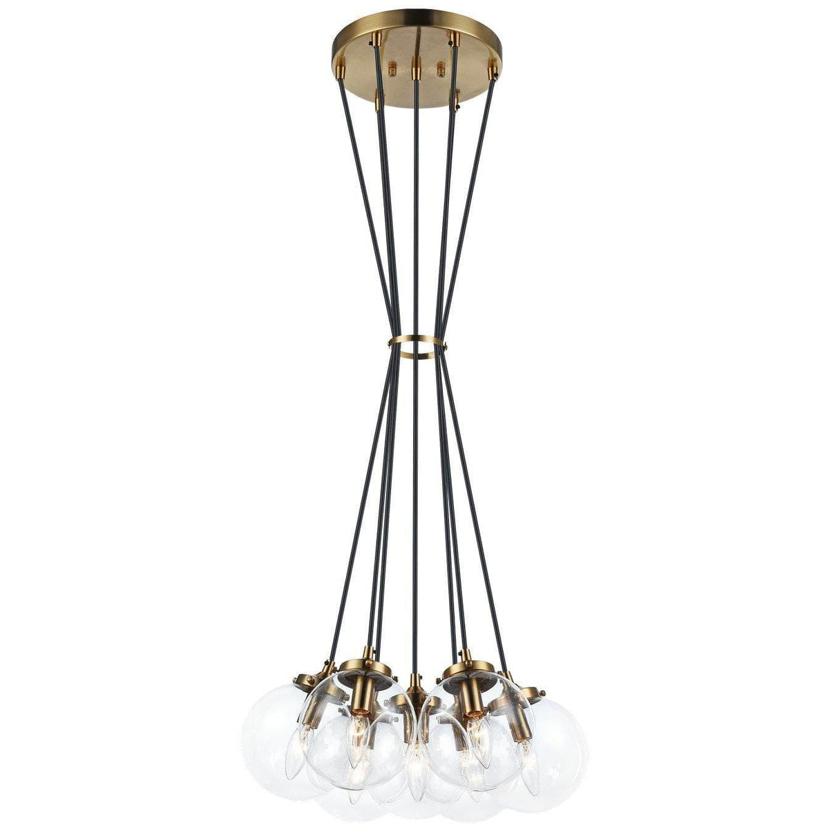 Matteo Lighting - The Bougie Chandelier - C63007AGCL | Montreal Lighting & Hardware