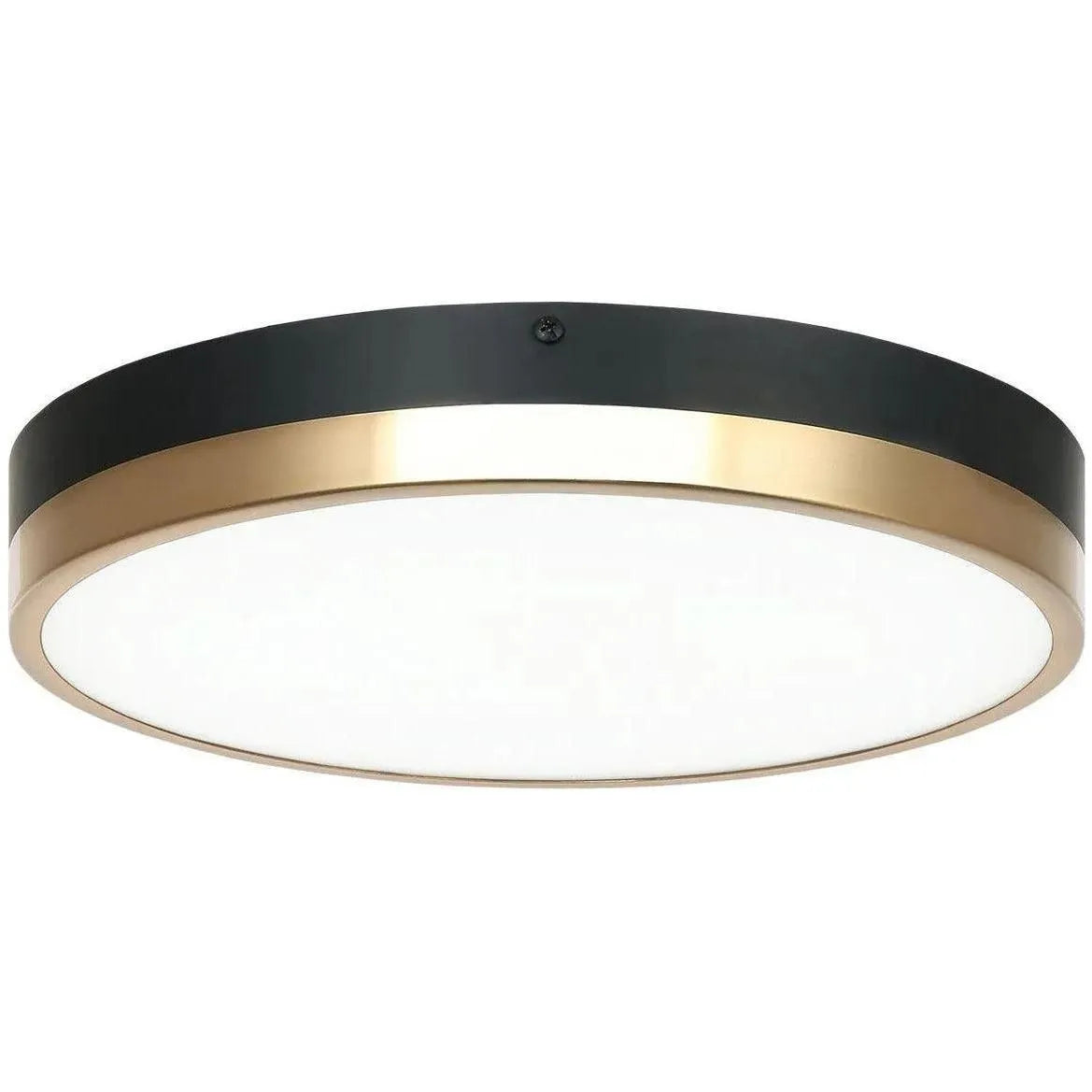 Matteo Lighting - Tone Flush Mount - M15301BKAG | Montreal Lighting & Hardware