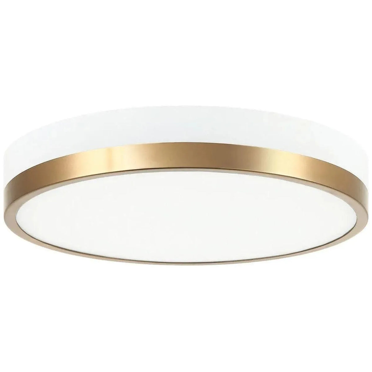 Matteo Lighting - Tone Flush Mount - M15301WHAG | Montreal Lighting & Hardware
