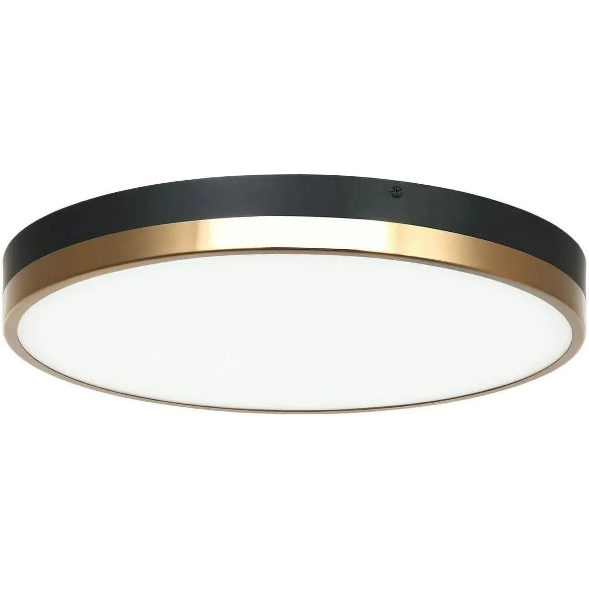 Matteo Lighting - Tone Flush Mount - M15302BKAG | Montreal Lighting & Hardware