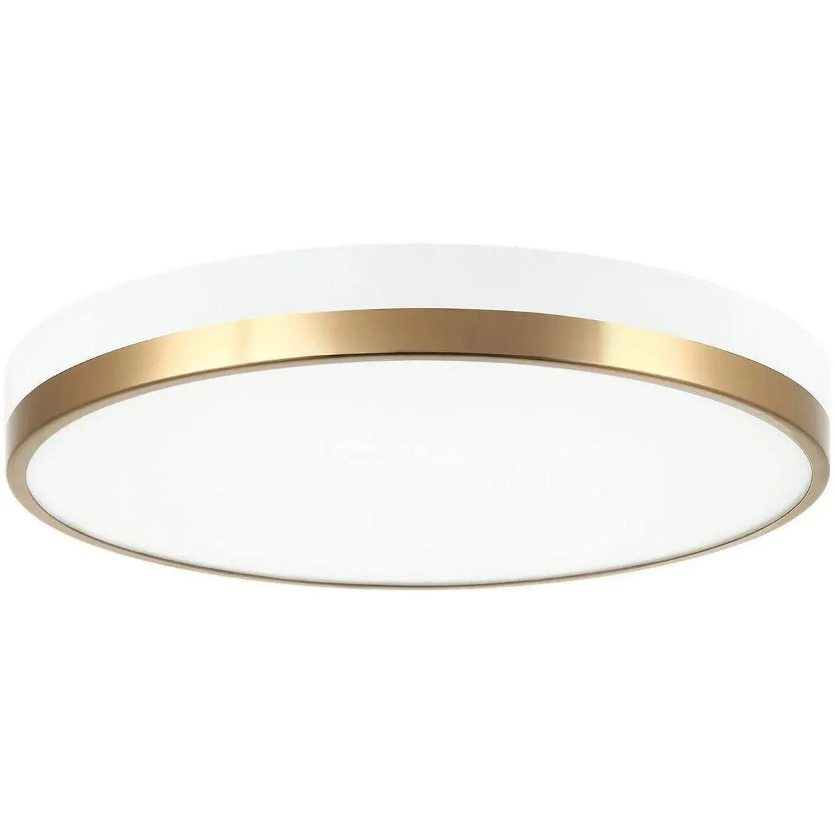 Matteo Lighting - Tone Flush Mount - M15302WHAG | Montreal Lighting & Hardware