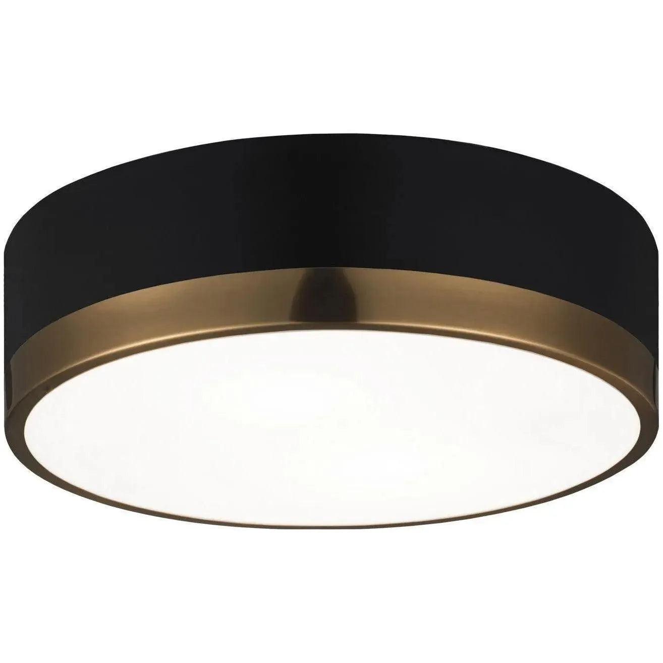 Matteo Lighting - Trydor Flush Mount - M14302BKAG | Montreal Lighting & Hardware
