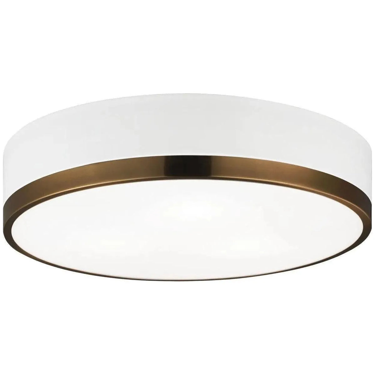 Matteo Lighting - Trydor Flush Mount - M14303WHAG | Montreal Lighting & Hardware