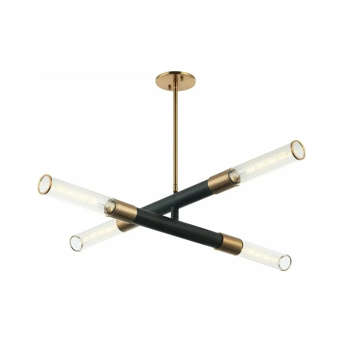Matteo Lighting - Tubo Double Linear Pendant - C61204MBAG | Montreal Lighting & Hardware
