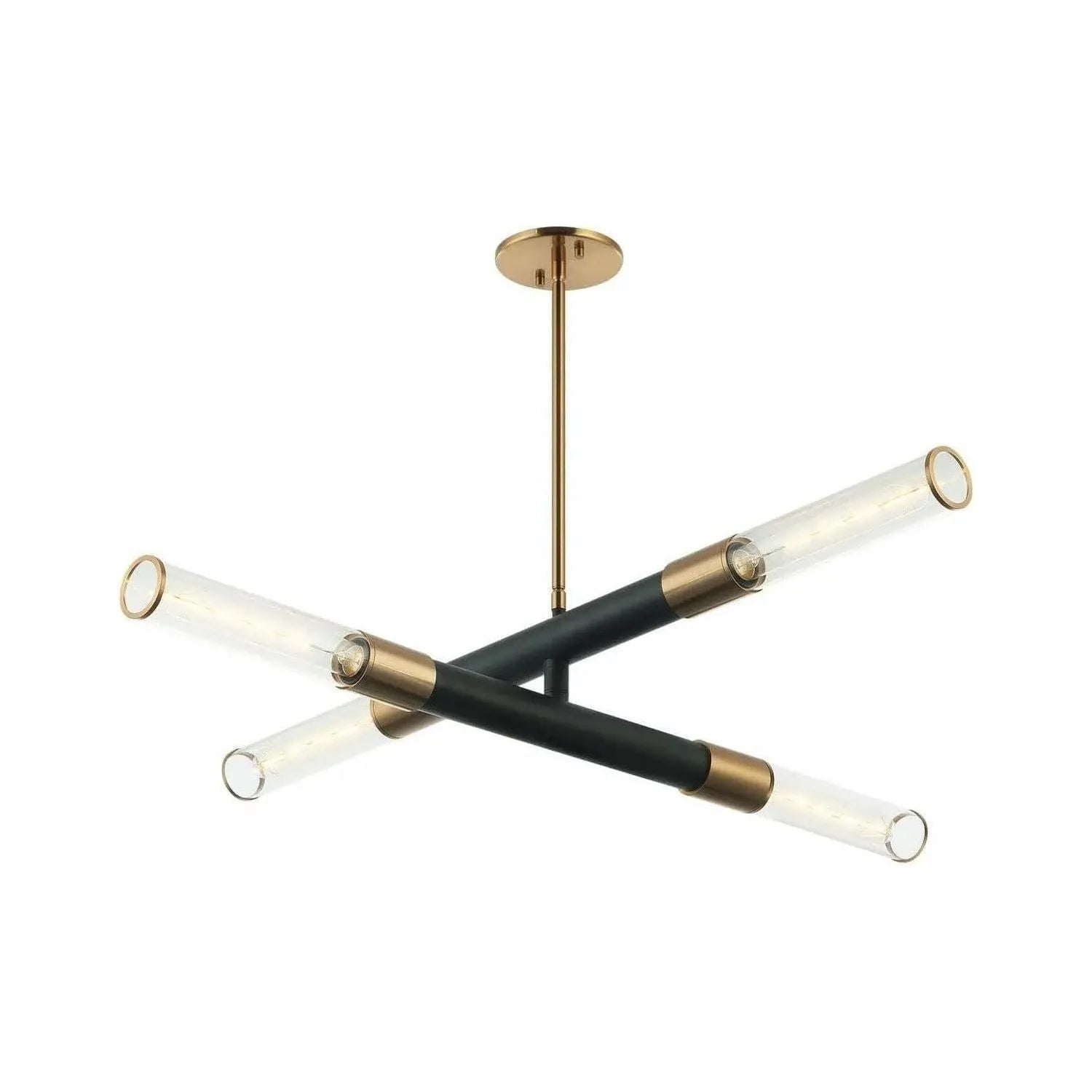 Matteo Lighting - Tubo Double Linear Pendant - C61204MBAG | Montreal Lighting & Hardware