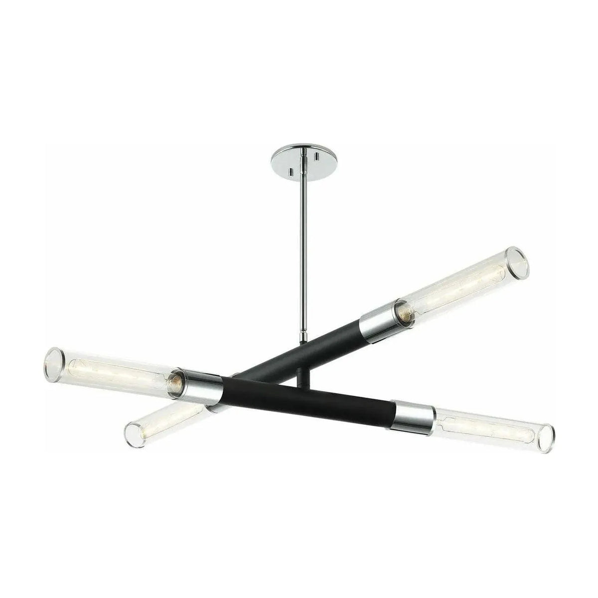 Matteo Lighting - Tubo Double Linear Pendant - C61204MBCH | Montreal Lighting & Hardware