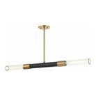 Matteo Lighting - Tubo Linear Pendant - C61202MBAG | Montreal Lighting & Hardware