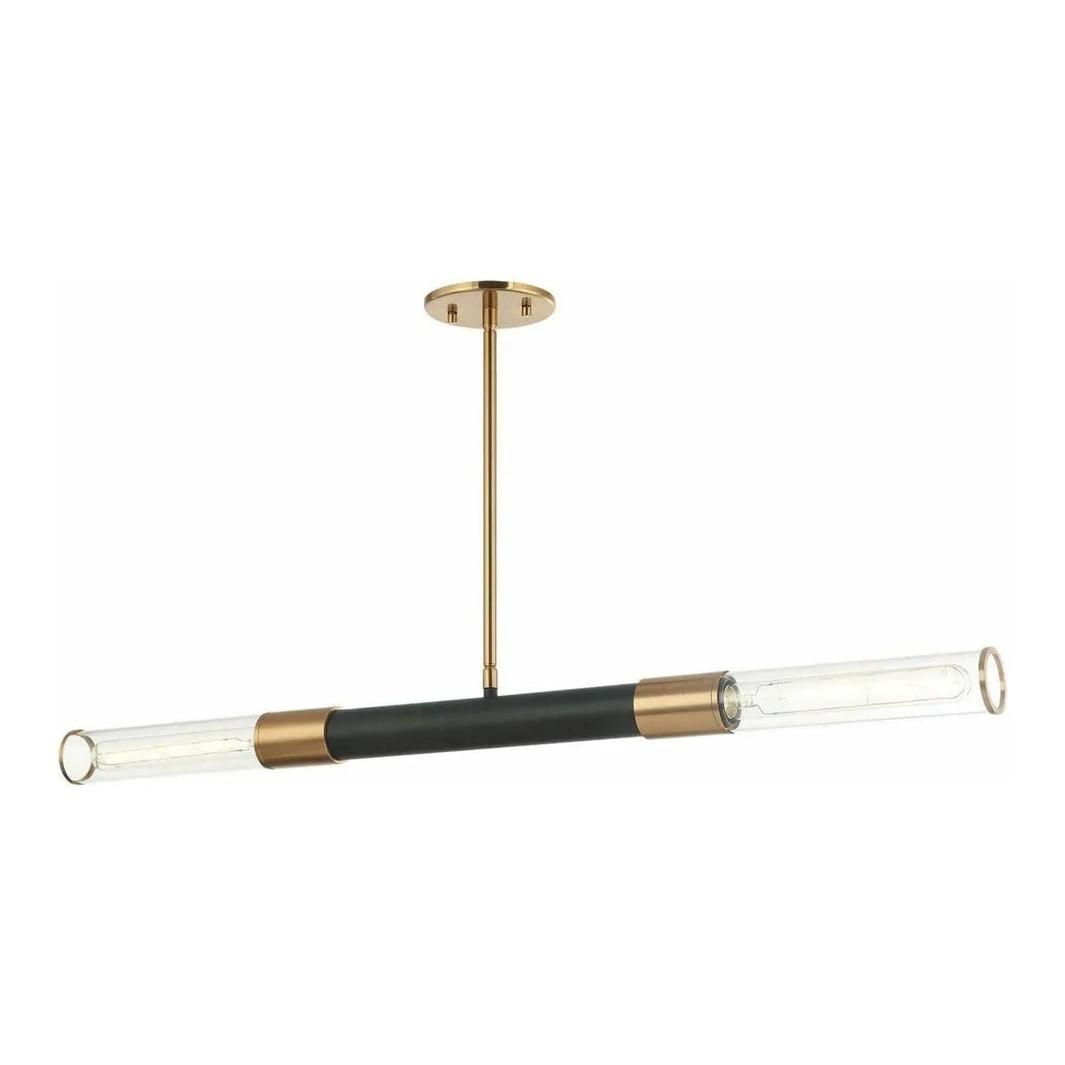 Matteo Lighting - Tubo Linear Pendant - C61202MBAG | Montreal Lighting & Hardware