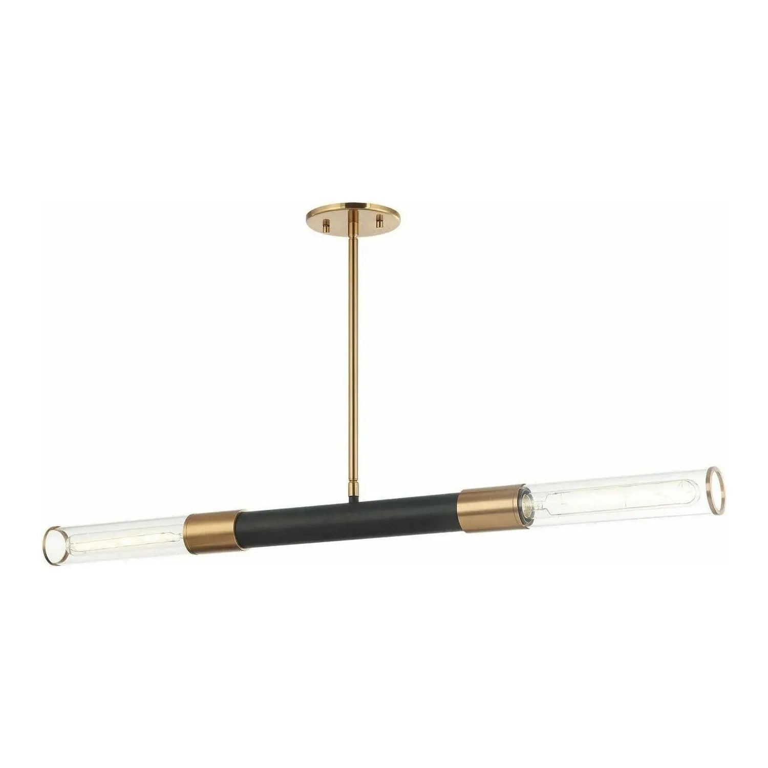 Matteo Lighting - Tubo Linear Pendant - C61202MBAG | Montreal Lighting & Hardware