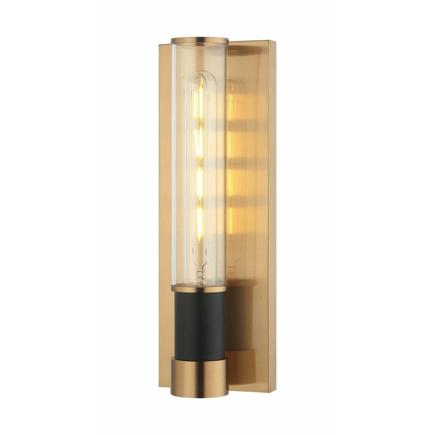 Matteo Lighting - Tubo One Light Wall Sconce - W61201MBAG | Montreal Lighting & Hardware