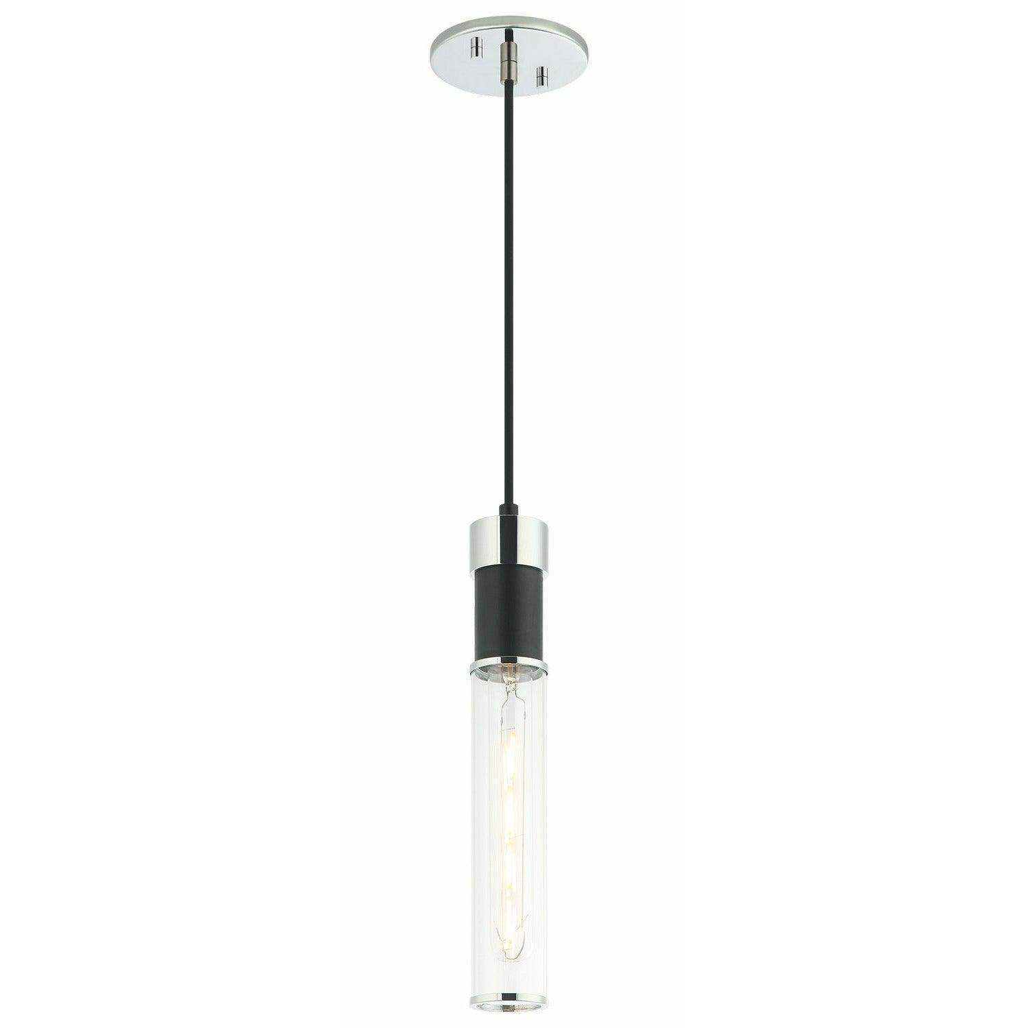 Matteo Lighting - Tubo Single Pendant - C61201MBCH | Montreal Lighting & Hardware