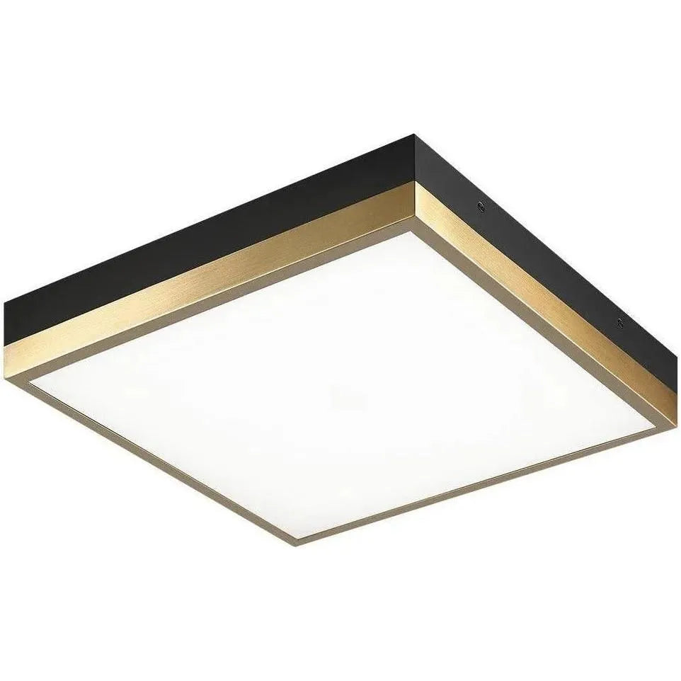 Matteo Lighting - Tux Flush Mount - M11411BKAG | Montreal Lighting & Hardware