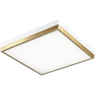 Matteo Lighting - Tux Flush Mount - M11414WHAG | Montreal Lighting & Hardware