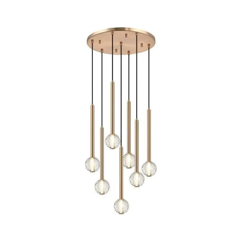Matteo Lighting - Windchimer Multi-Light Pendant - C68903AG | Montreal Lighting & Hardware