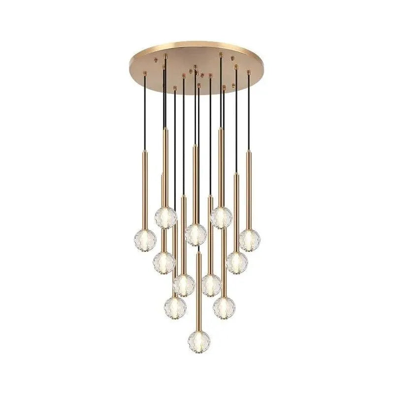 Matteo Lighting - Windchimer Multi-Light Pendant - C68903AG | Montreal Lighting & Hardware