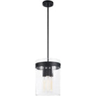Matteo Lighting - Zale Pendant - C78403BK | Montreal Lighting & Hardware