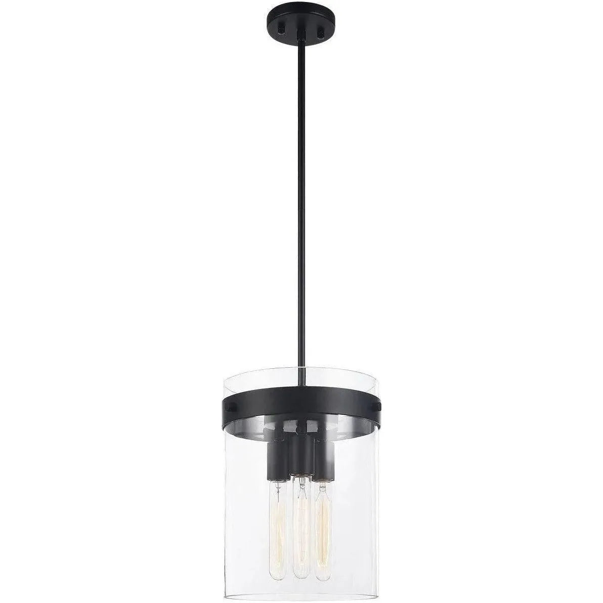 Matteo Lighting - Zale Pendant - C78403BK | Montreal Lighting & Hardware