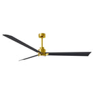 Matthews Fan Company - Alessandra Ceiling Fan - AKLK-BRBR-BK-72 | Montreal Lighting & Hardware