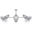 Matthews Fan Company - Ar Ruthiane Ceiling Fan, Damp Rated - AR-BN-MTL-DAMP | Montreal Lighting & Hardware