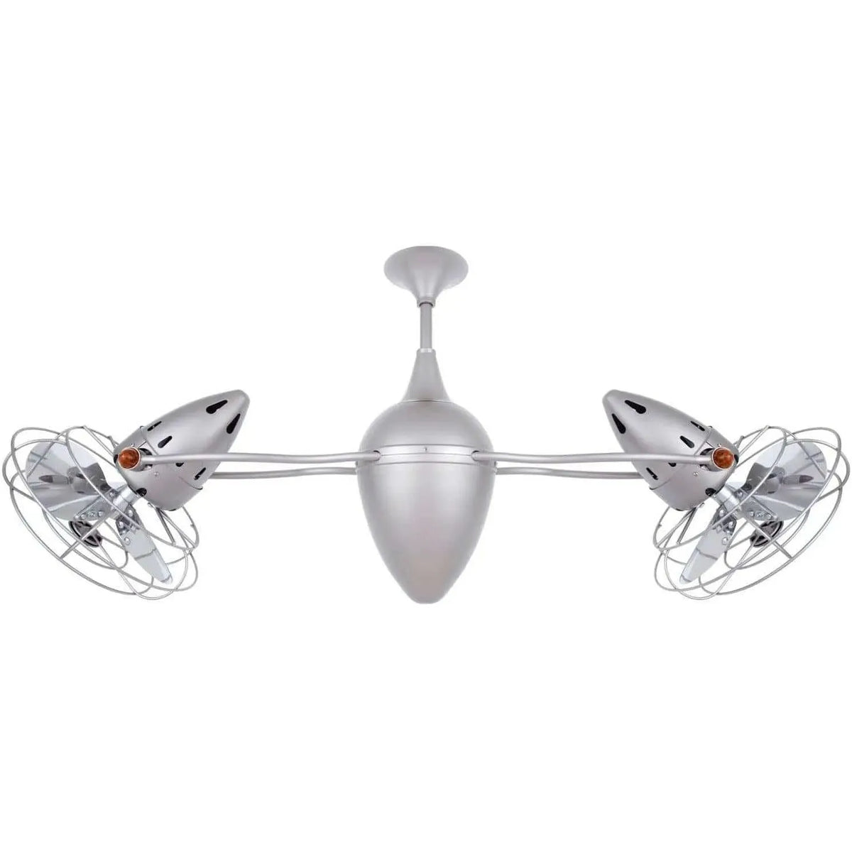 Matthews Fan Company - Ar Ruthiane Ceiling Fan, Damp Rated - AR-BN-MTL-DAMP | Montreal Lighting & Hardware