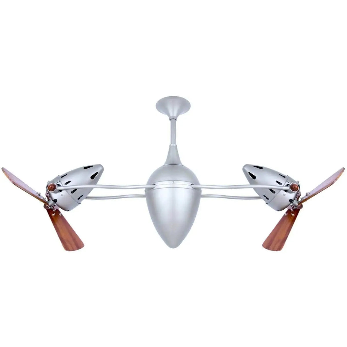 Matthews Fan Company - Ar Ruthiane Ceiling Fan, Damp Rated - AR-BN-WD-DAMP | Montreal Lighting & Hardware