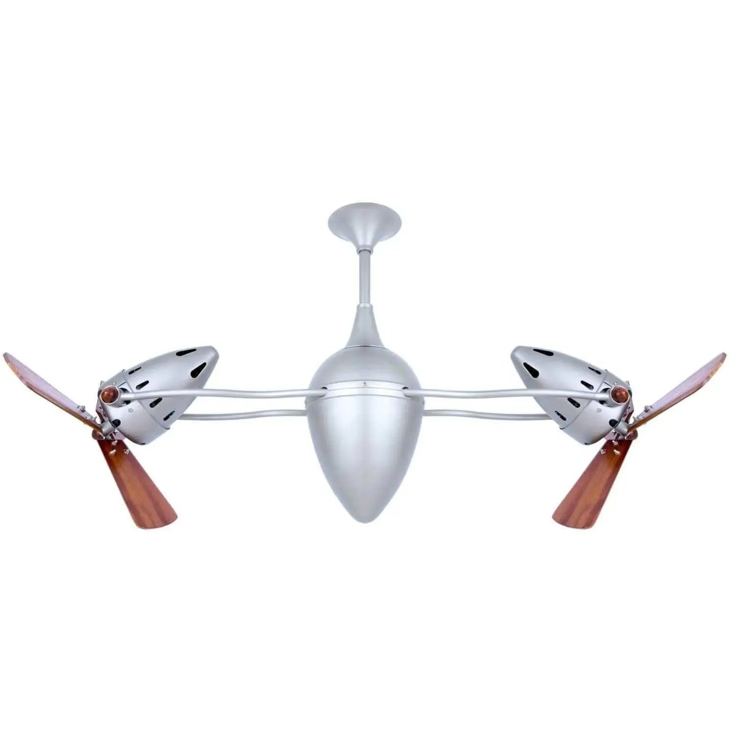 Matthews Fan Company - Ar Ruthiane Ceiling Fan, Damp Rated - AR-BN-MTL-DAMP | Montreal Lighting & Hardware