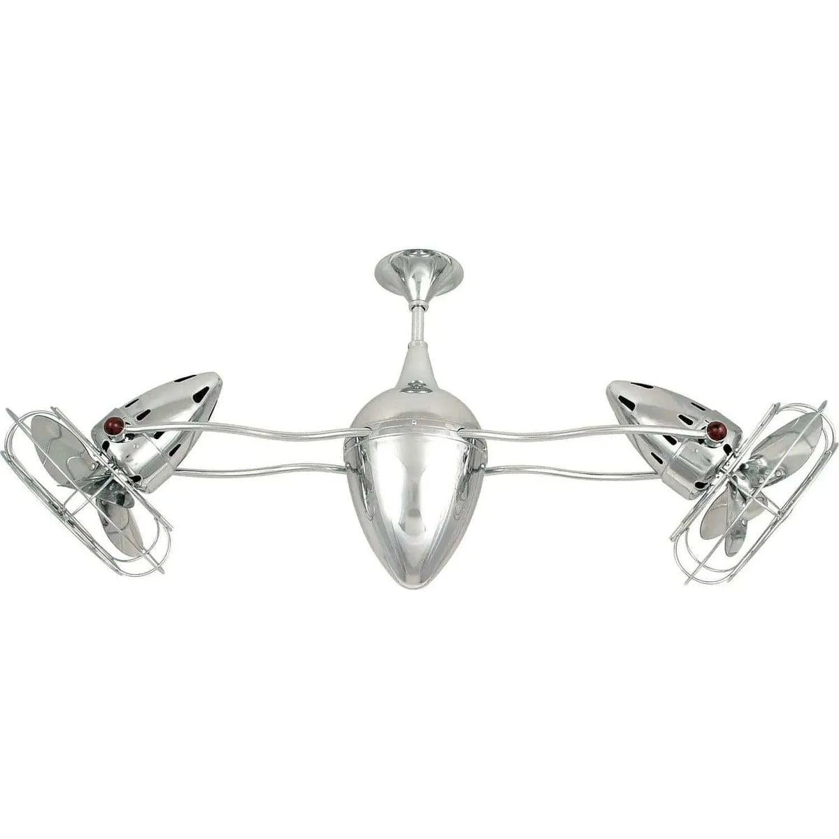 Matthews Fan Company - Ar Ruthiane Ceiling Fan, Damp Rated - AR-CR-MTL-DAMP | Montreal Lighting & Hardware