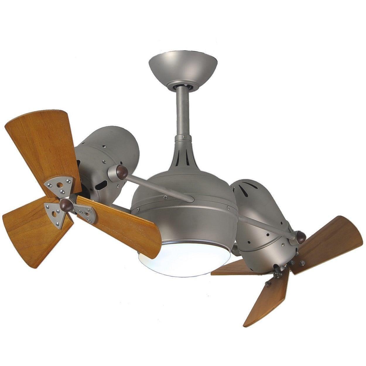Matthews Fan Company - Dagny Ceiling Fan with Light Kit - DGLK-BN-WD | Montreal Lighting & Hardware