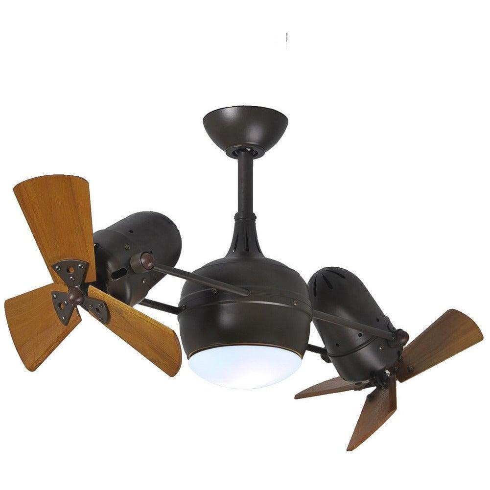 Matthews Fan Company - Dagny Ceiling Fan with Light Kit - DGLK-TB-WD | Montreal Lighting & Hardware