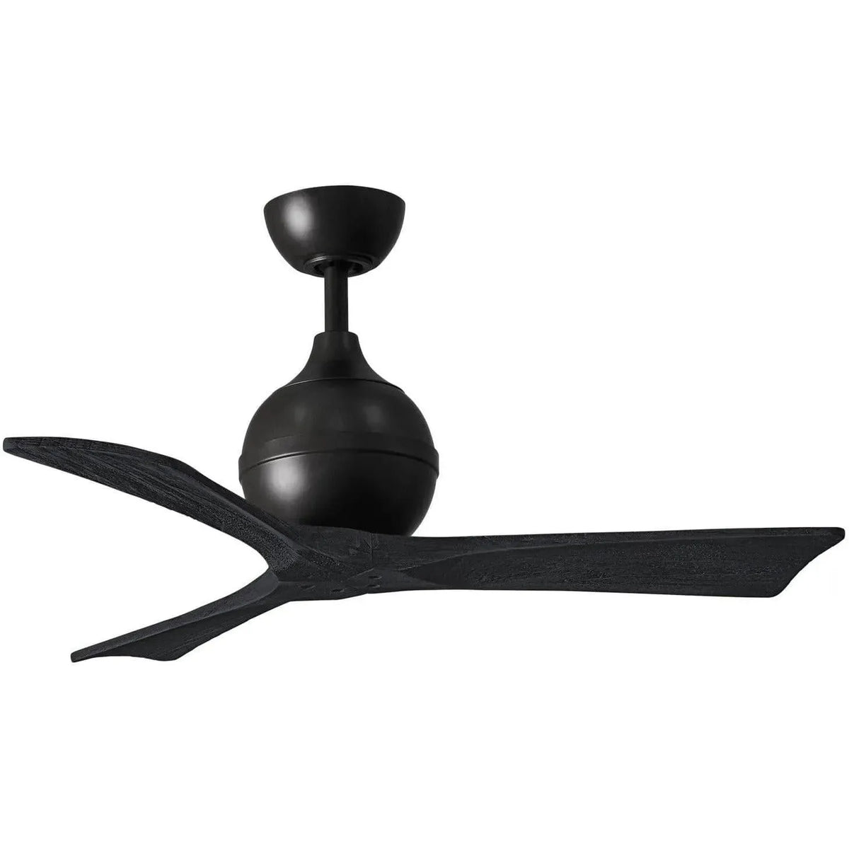 Matthews Fan Company - Irene 3 Ceiling Fan - IR3-BK-BK-42 | Montreal Lighting & Hardware
