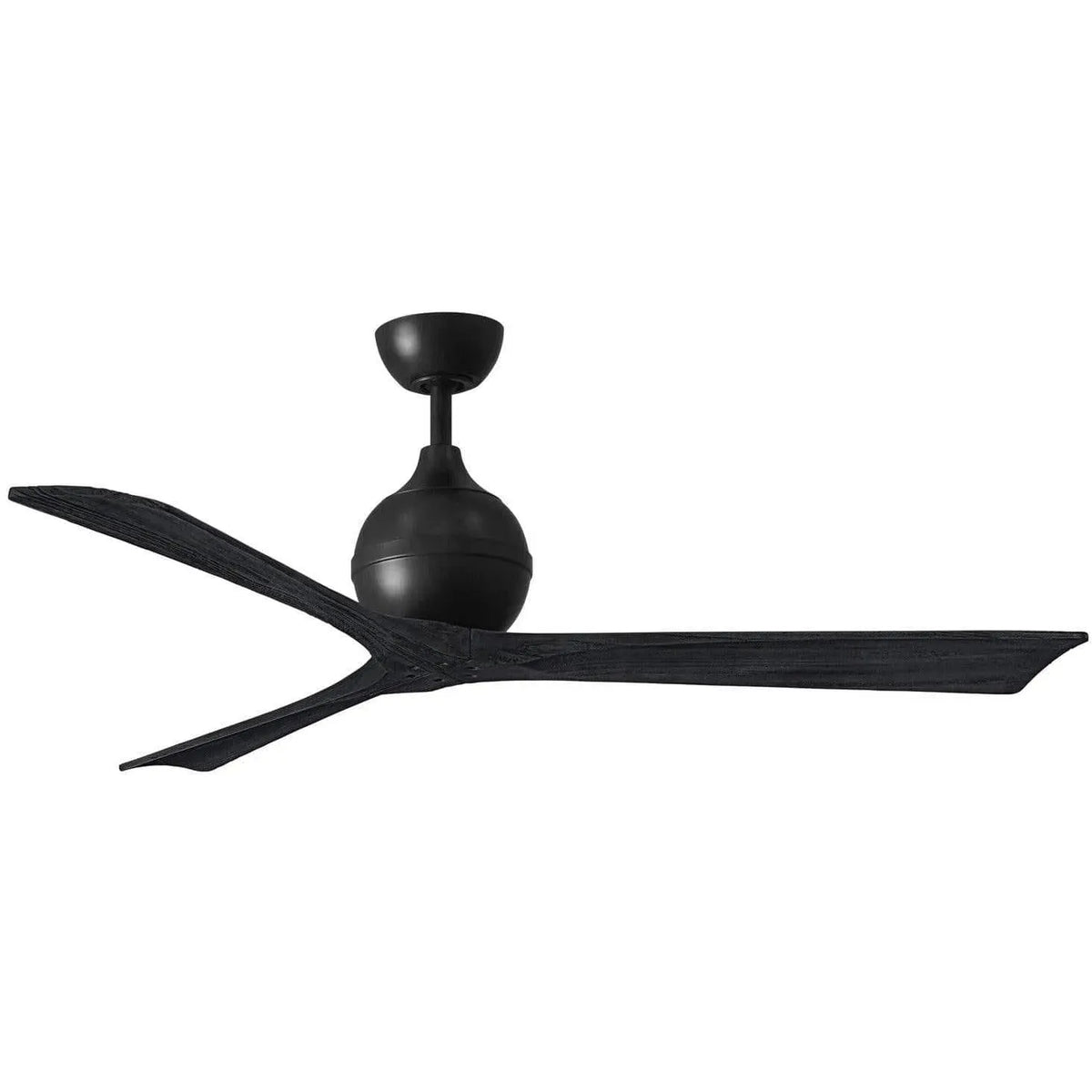 Matthews Fan Company - Irene 3 Ceiling Fan - IR3-BK-BK-60 | Montreal Lighting & Hardware
