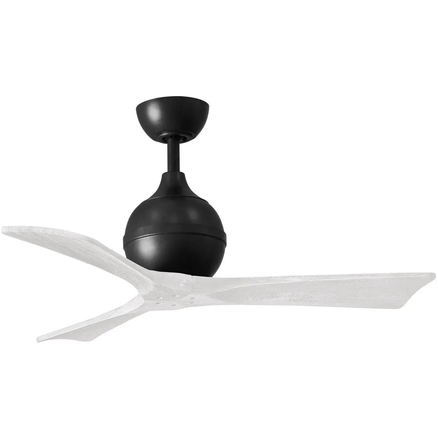 Matthews Fan Company - Irene 3 Ceiling Fan - IR3-BK-MWH-42 | Montreal Lighting & Hardware