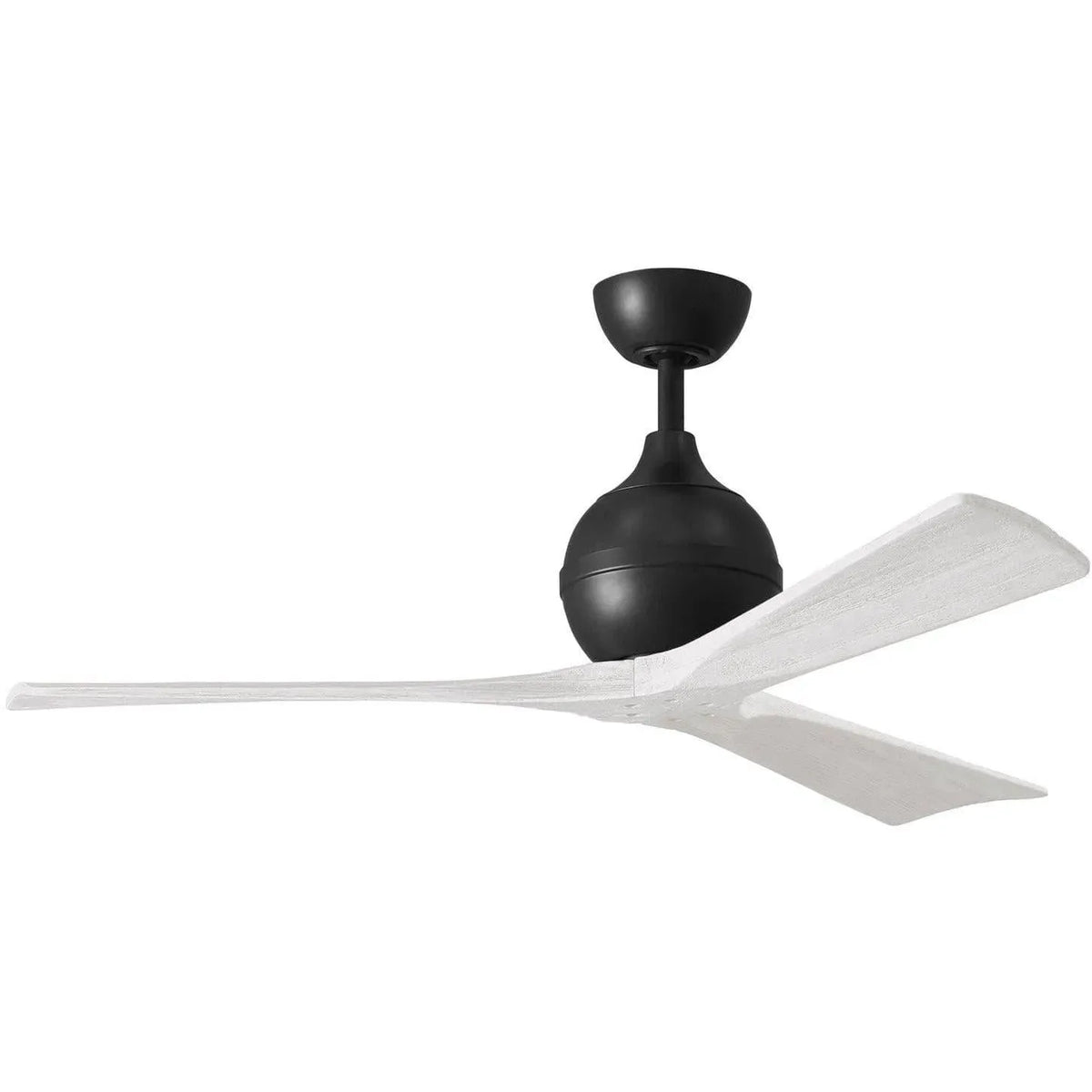 Matthews Fan Company - Irene 3 Ceiling Fan - IR3-BK-MWH-52 | Montreal Lighting & Hardware