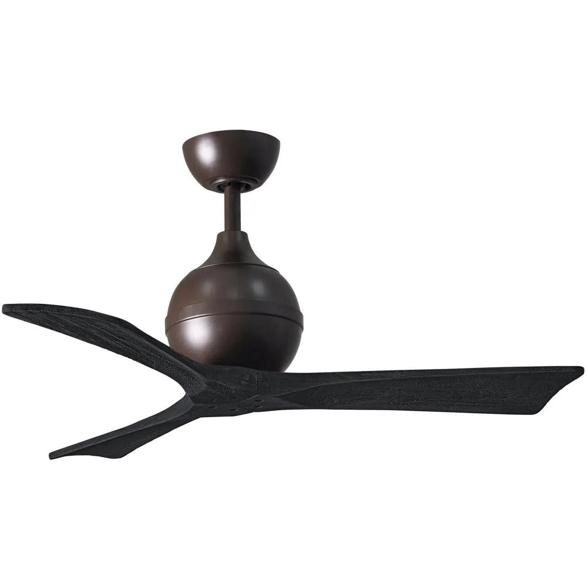 Matthews Fan Company - Irene 3 Ceiling Fan - IR3-TB-BK-42 | Montreal Lighting & Hardware