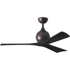 Matthews Fan Company - Irene 3 Ceiling Fan - IR3-TB-BK-52 | Montreal Lighting & Hardware