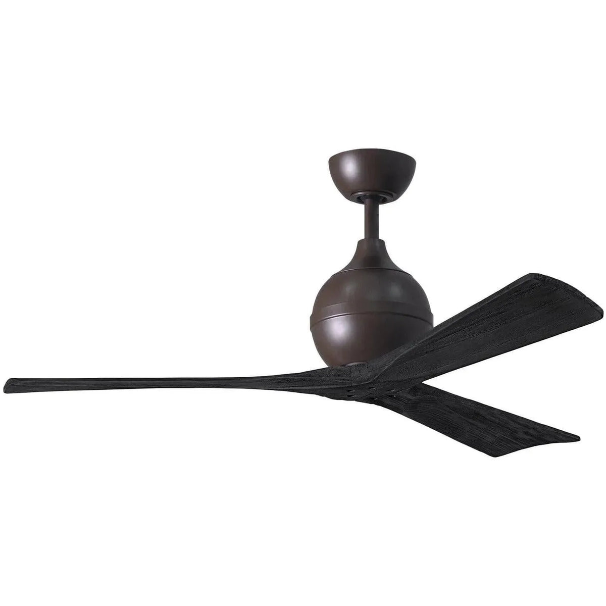 Matthews Fan Company - Irene 3 Ceiling Fan - IR3-TB-BK-52 | Montreal Lighting & Hardware