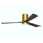 Matthews Fan Company - Irene 3 Hugger Ceiling Fan with Light Kit - IR3HLK-BRBR-WA-60 | Montreal Lighting & Hardware