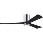Matthews Fan Company - Irene 3 Hugger Ceiling Fan with Light Kit - IR3HLK-CR-BK-60 | Montreal Lighting & Hardware