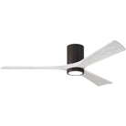 Matthews Fan Company - Irene 3 Hugger Ceiling Fan with Light Kit - IR3HLK-TB-MWH-60 | Montreal Lighting & Hardware