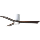 Matthews Fan Company - Irene 3 Hugger Ceiling Fan with Light Kit - IR3HLK-WH-WA-52 | Montreal Lighting & Hardware