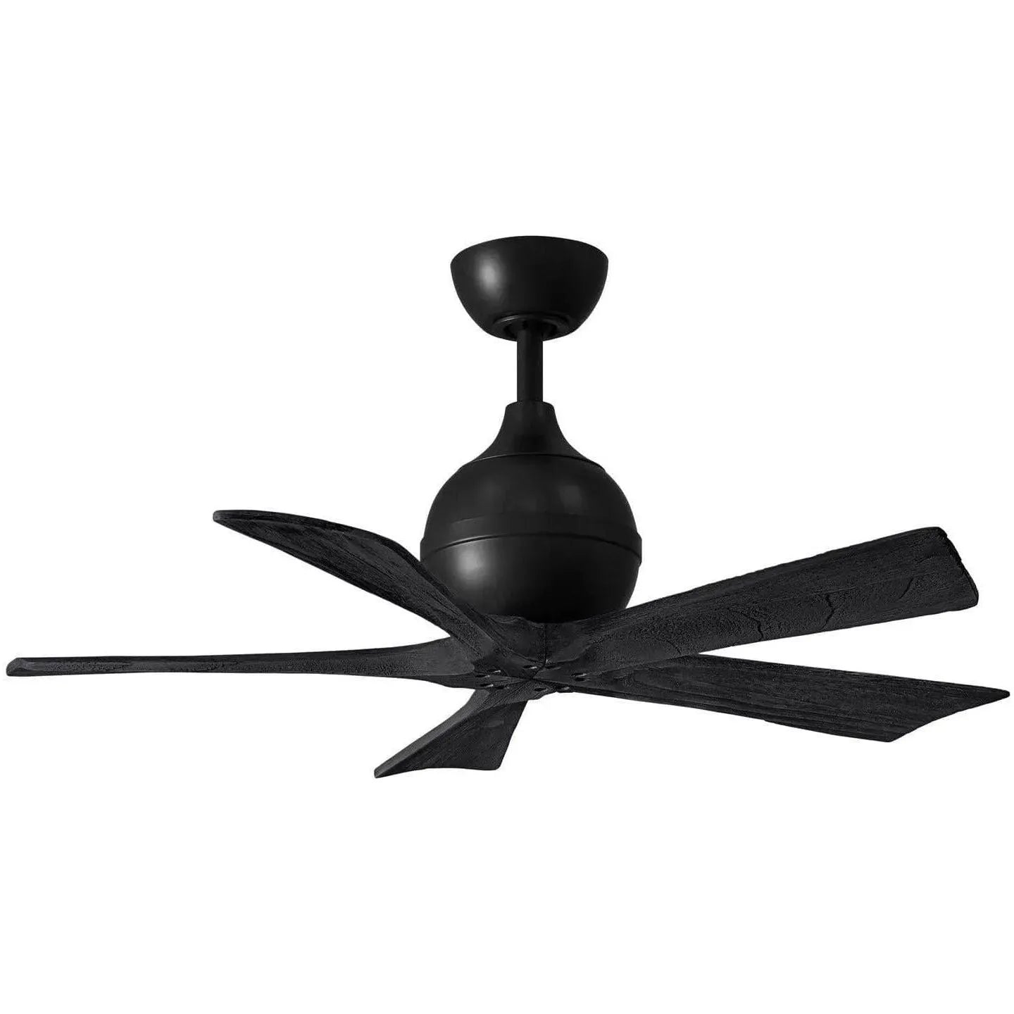 Matthews Fan Company - Irene 5 Ceiling Fan - IR5-BK-BK-42 | Montreal Lighting & Hardware
