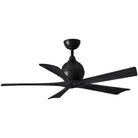 Matthews Fan Company - Irene 5 Ceiling Fan - IR5-BK-BK-52 | Montreal Lighting & Hardware