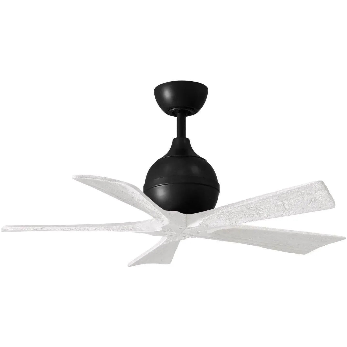 Matthews Fan Company - Irene 5 Ceiling Fan - IR5-BK-MWH-42 | Montreal Lighting & Hardware