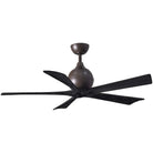 Matthews Fan Company - Irene 5 Ceiling Fan - IR5-TB-BK-52 | Montreal Lighting & Hardware