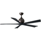 Matthews Fan Company - Irene 5 Ceiling Fan - IR5-TB-BK-60 | Montreal Lighting & Hardware