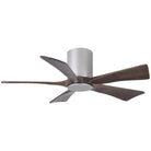 Matthews Fan Company - Irene 5 Hugger Ceiling Fan with Light Kit - IR5HLK-BN-WA-42 | Montreal Lighting & Hardware