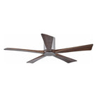 Matthews Fan Company - Irene 5 Hugger Ceiling Fan with Light Kit - IR5HLK-BN-WA-52 | Montreal Lighting & Hardware